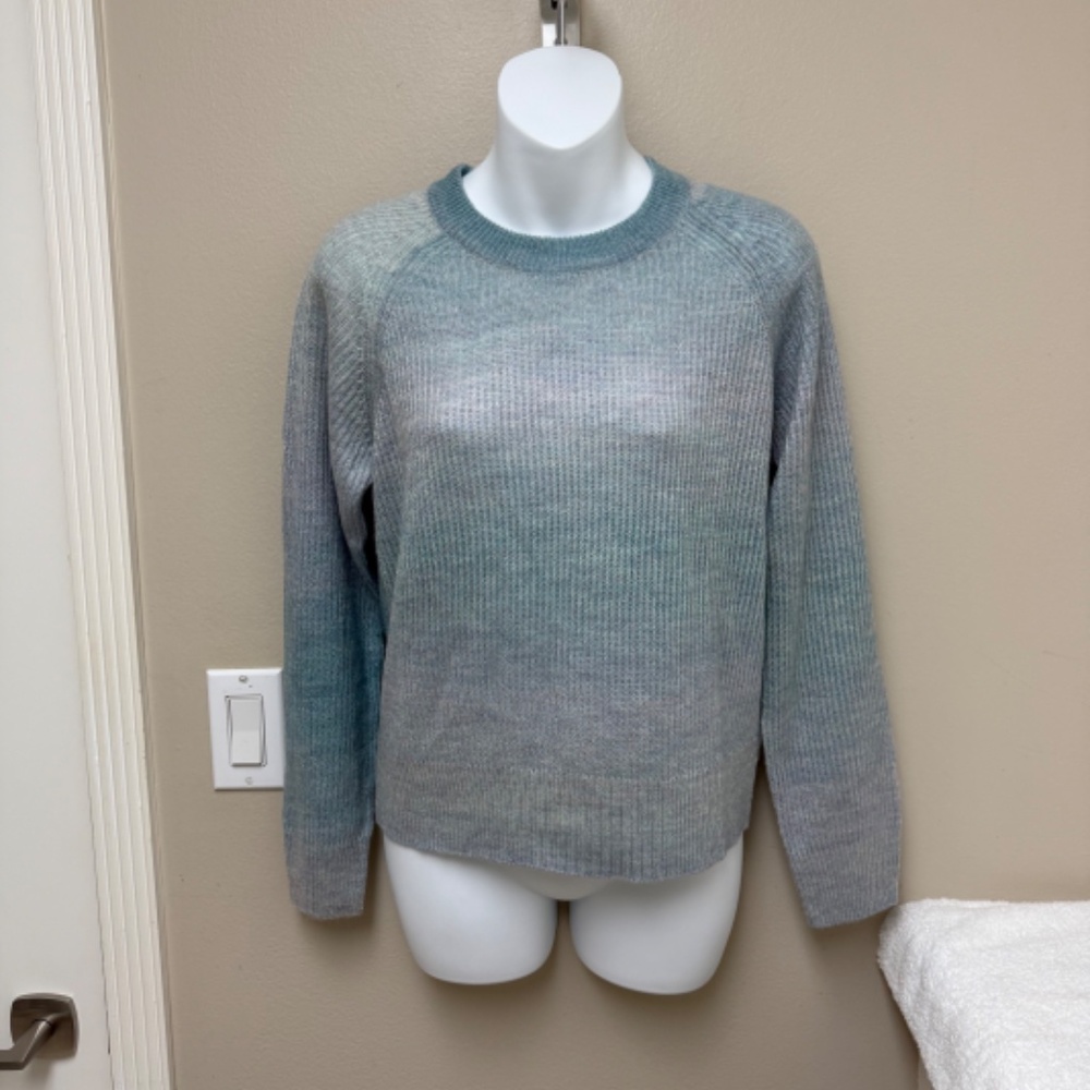 NEW! Rails Venus Ribbed Sweater Long Sleeves Blue Rainbow Size XS - $178